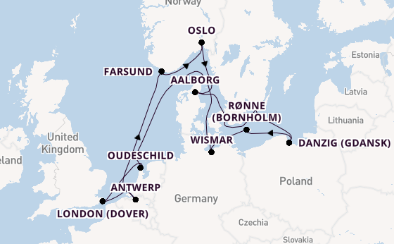 Norway from Copenhagen, Denmark with the Seabourn Quest
