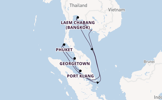 Zuidoost-Azië vanaf Singapore, Singapore met de Seabourn Encore