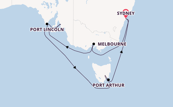 Australia from Sydney, Australia with the Grand Princess