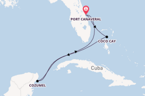 Cruise met Royal Caribbean naar het ongekende Port Canaveral