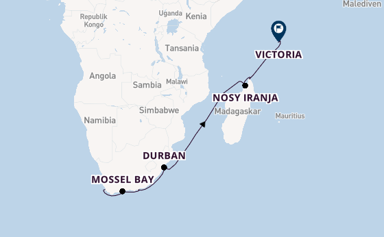 Afrika ab Kapstadt, Südafrika auf der EUROPA 2