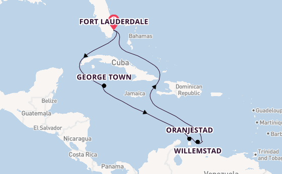 Caribbean vanaf Fort Lauderdale, Verenigde Staten met de Celebrity Silhouette