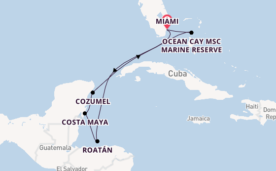 Caribbean Dreams With Miami Stay