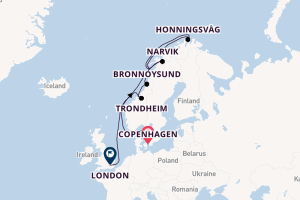 Norway from Copenhagen, Denmark with the Seabourn Quest
