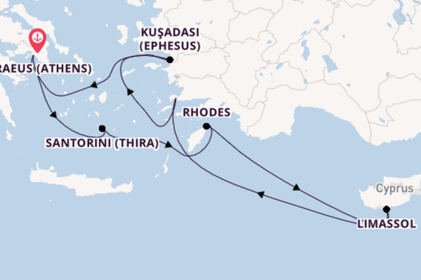Greece, Cyprus & Turkey Fly Cruise