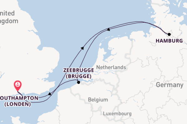 Engeland vanaf Southampton (Londen), Engeland met de Liberty of the Seas®