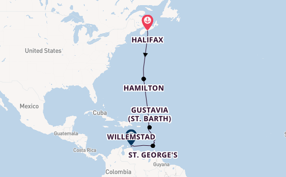 Caribbean from Halifax, Nova Scotia with the HANSEATIC inspiration