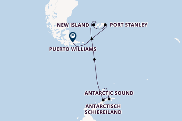 Zuid-Amerika vanaf King George Island, Antarctica met de Silver Endeavour