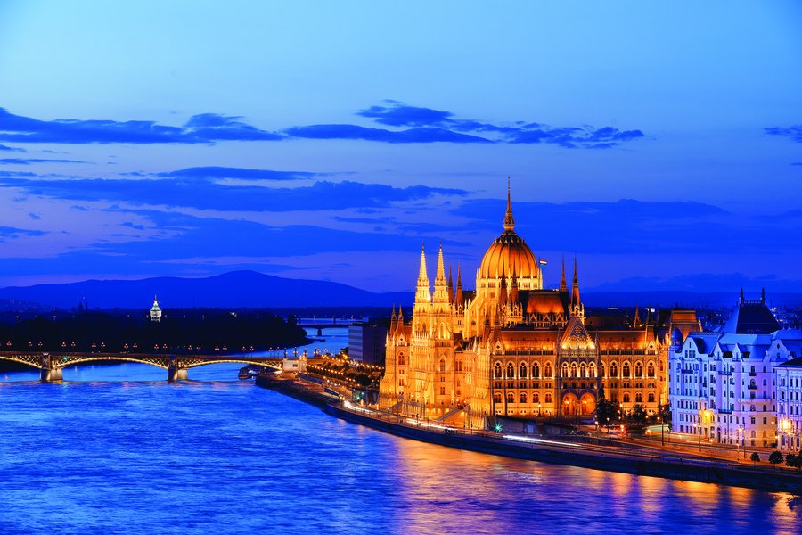 Danube from Budapest, Hungary with the AmaMagna