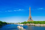 Scenic cruising Seine River