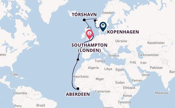 Noorwegen vanaf Southampton (Londen), Engeland met de Seven Seas Splendor