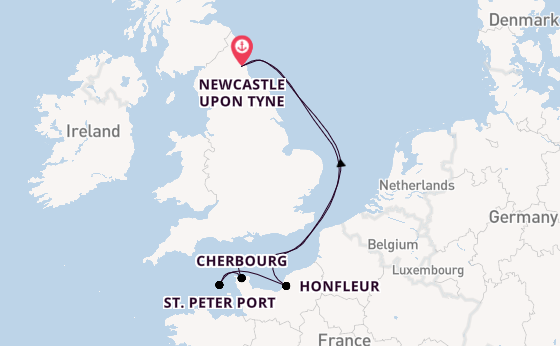 United Kingdom from Newcastle upon Tyne, England with the Bolette