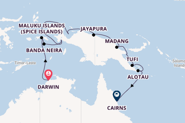 Indonesia from Darwin, Australia with the Le Soléal