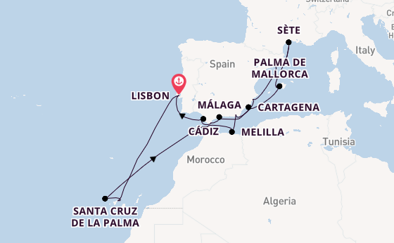 Mediterranean from Lisbon, Portugal with the Seven Seas Explorer