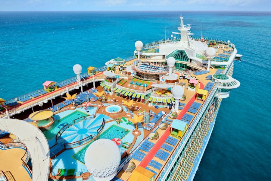 Mediterranean Sea from Ravenna, Italy with the Explorer of the Seas