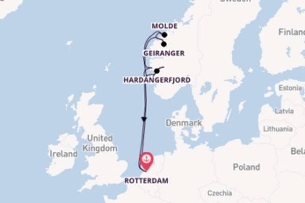 Verken Hardangerfjord met Holland America Line