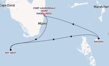 Karibik ab Fort Lauderdale (Port Everglades), USA auf der Celebrity Reflection