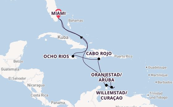 Karibik ab Deutschland auf der MSC Poesia