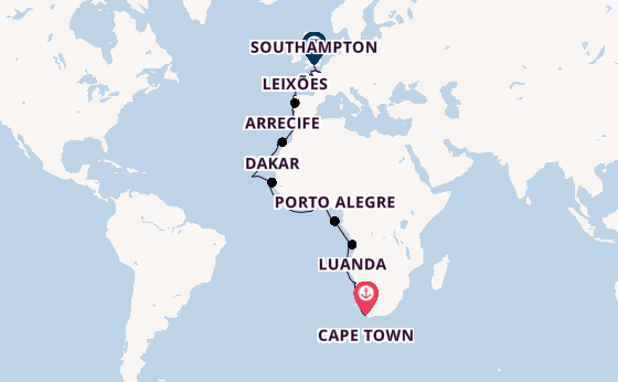 Africa from Cape Town, South Africa with the Seabourn Quest