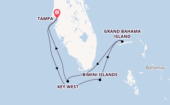 Caribbean from Tampa, Florida, USA with the Celebrity Constellation