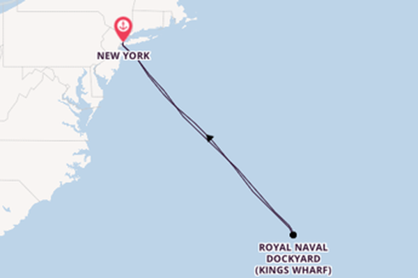 USA Ostküste ab New York, USA auf der Norwegian Bliss
