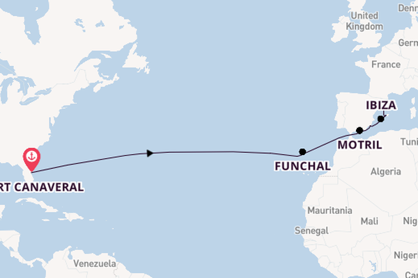 Transatlantic from Port Canaveral, Florida with the Norwegian Epic