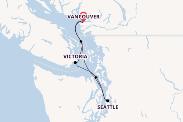 4 day cruise with the Discovery Princess to Vancouver