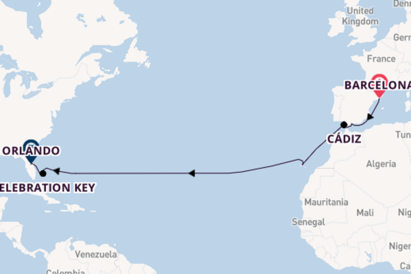 Barcelona to Orlando Transatlantic Adventure