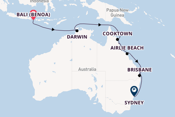 Island Elegance – Bali to Sydney