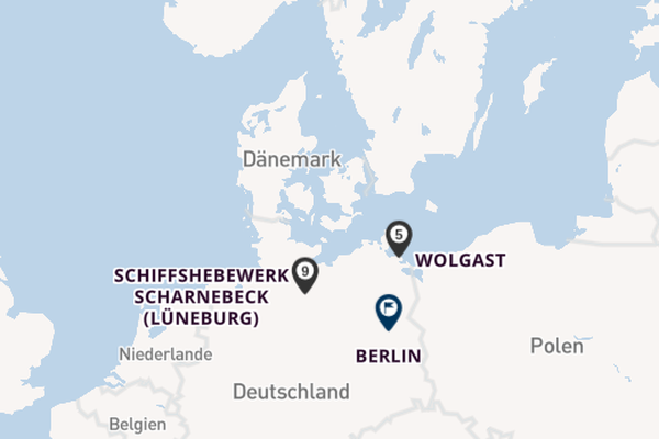 Oder ab Stralsund, Deutschland auf der VIVA RUBY