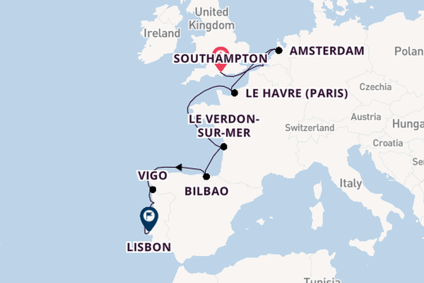 Portugal from Southampton, England with the Norwegian Star