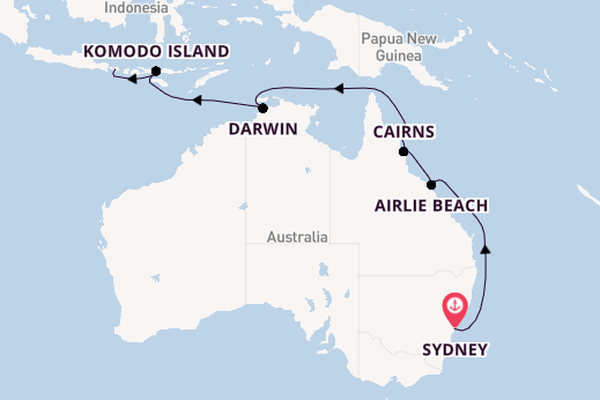 Australia from Sydney, Australia with the Riviera