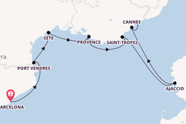 Western Mediterranean from Barcelona, Spain with the Azamara Quest