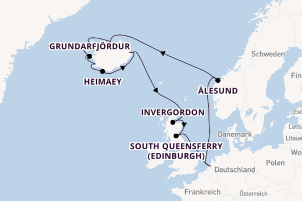 Arktis ab Rotterdam auf der Rotterdam