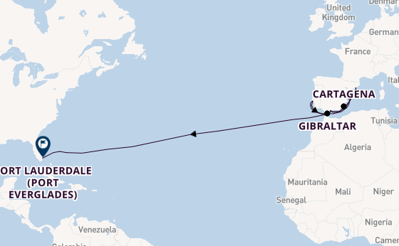 Transatlantic from Barcelona, Spain with the Oosterdam