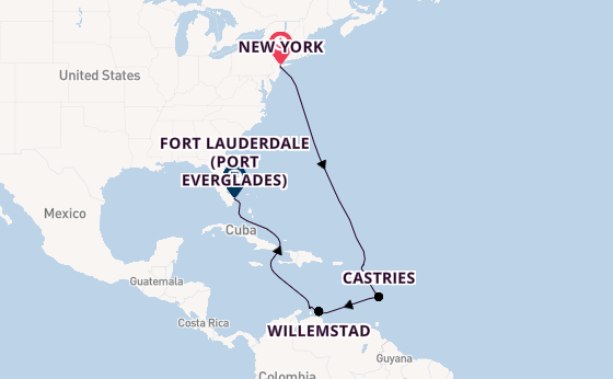 Caribbean from United Kingdom with the Majestic Princess