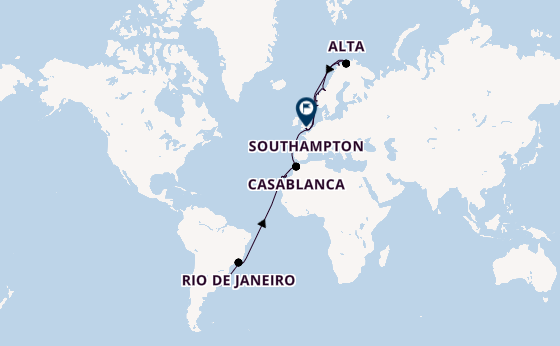 Transatlantic from Buenos Aires, Argentina with the Majestic Princess
