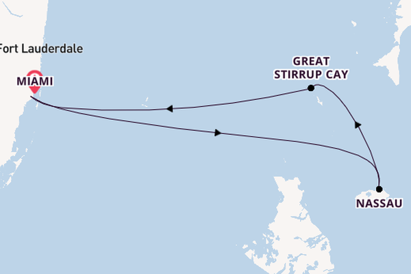 Caribbean from Miami, Florida with the Norwegian Gem