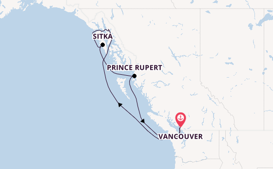 Alaska & West Canada from Vancouver, Canada with the Serenade of the Seas