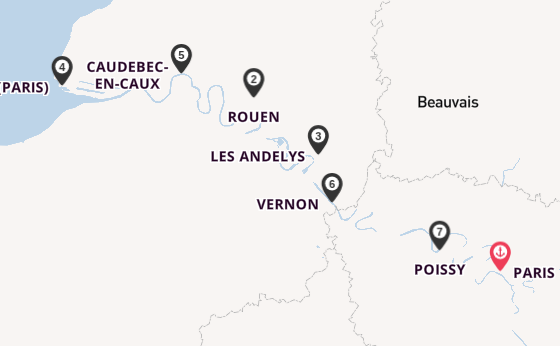 Seine ab Paris, Frankreich auf der VIVA BEYOND