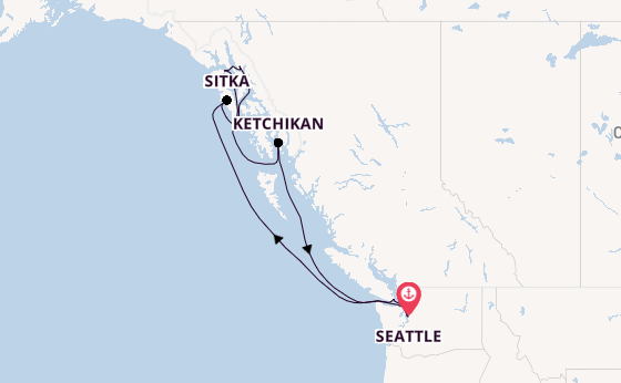 Alaska & West Canada from Australia with the Norwegian Bliss 