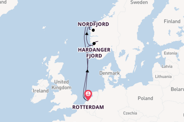 Norway from Rotterdam, Netherlands with the Rotterdam