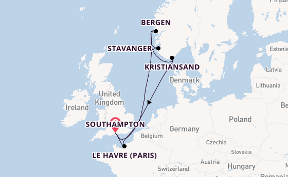 Norway from Australia with the Freedom of the Seas