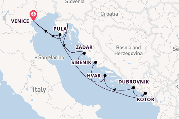 Eastern Mediterranean from Venice, Italy with the Azamara Journey