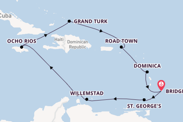 Caribbean From Barbados with the Britannia 