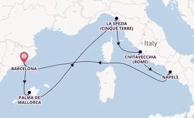 Westelijke Middellandse Zee vanaf Barcelona, Spanje met de Harmony of the Seas®