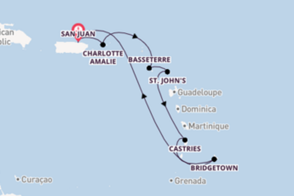 Journey with Celebrity Cruises from San Juan