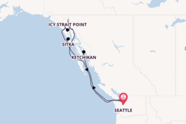11daagse cruise vanaf Seattle