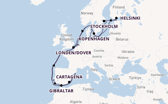 Westelijke Middellandse Zee vanaf Rotterdam, Nederland met de Nieuw Statendam