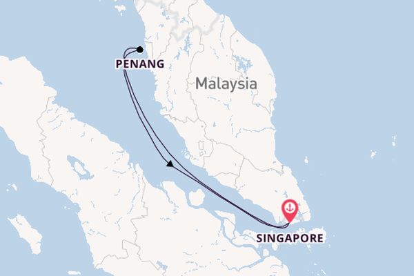 Southeast Asia from Singapore, Singapore with the Quantum of the Seas